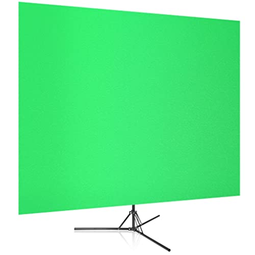 150x200m Green Screen Backdrop with Stand 4:3 Format Horizontal/Vertical Mode Wrinkle-Resistant Fabric for Gaming Videos