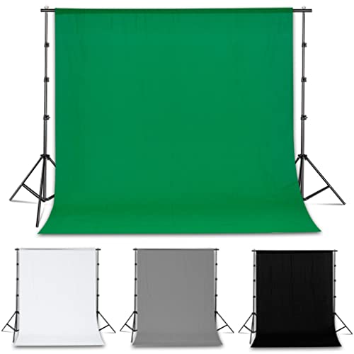 Photography Background Backdrop Smooth Muslin Cotton Green Screen Background Cloth for Photo Studio Video (Color : Green Size : 3000x3000)