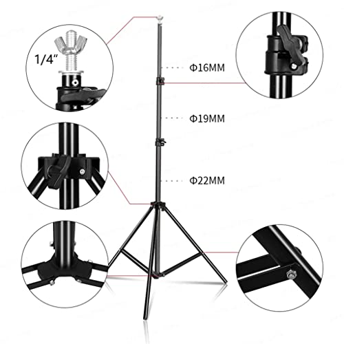 2.6 * 3m Photography Background Stand Kit with Adjustable Stand Support System Backdrops for Photo Green Screen e