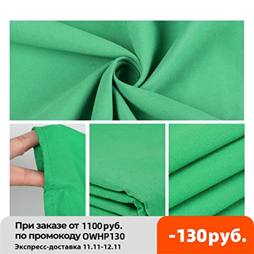 Photography Background Smooth Muslin Cotton Green Screen Background Cloth for Photo Studio Video (Color : Green Size : 2000x3000)