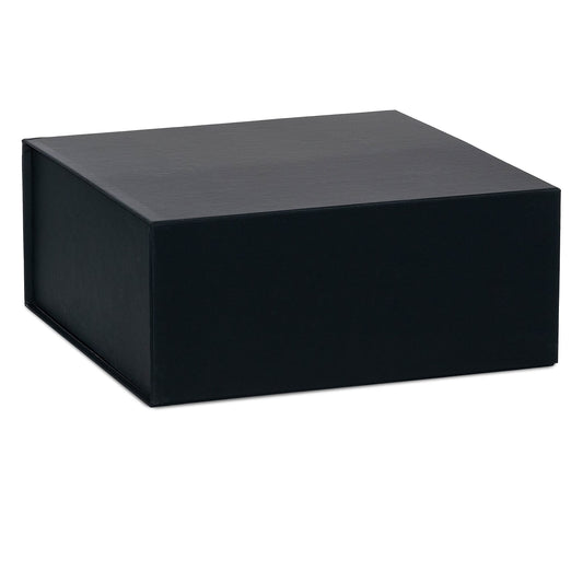 Magnetic Gift Box - 15 Pack Black Collapsible Boxes with Lid Closure in Bulk, Luxury Cardboard Packaging for Boutiques, Small Business, Apparel, Retail, Bridesmaid, Parties, Large, Bulk - 14x14x6